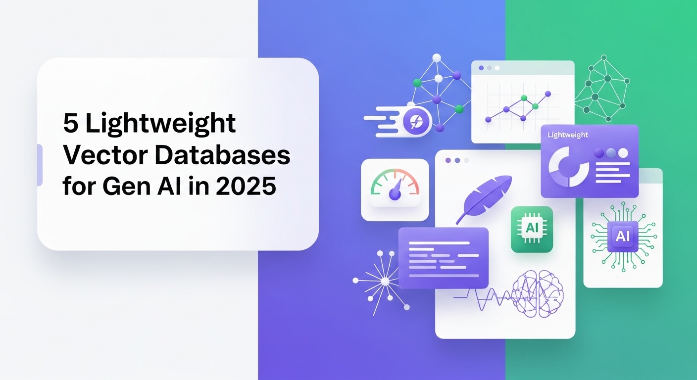 Comparison chart of 5 lightweight vector databases (Pinecone, Weaviate, LanceDB, Chroma, Milvus) showing performance benchmarks, pricing, and suitability for Australian SME Gen-AI applications